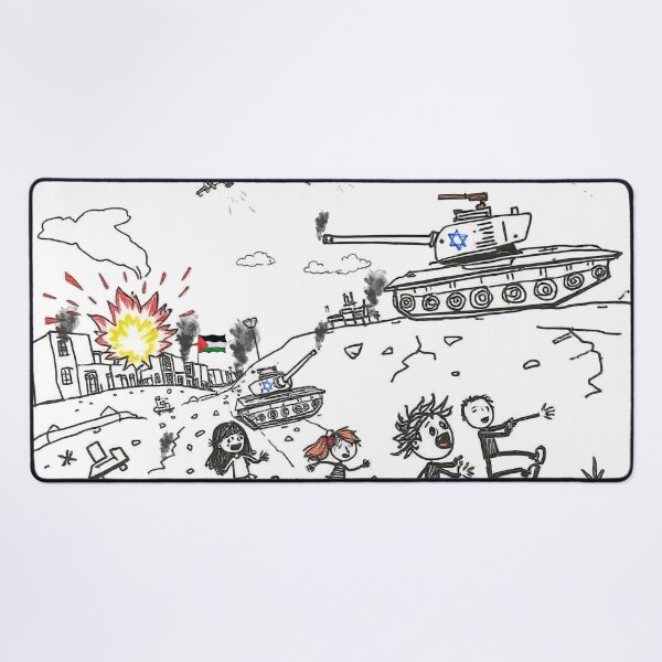 Item preview, Save Gaza – Childlike Drawing for Free Palestine designed and sold by Pulse Creativity Designs.