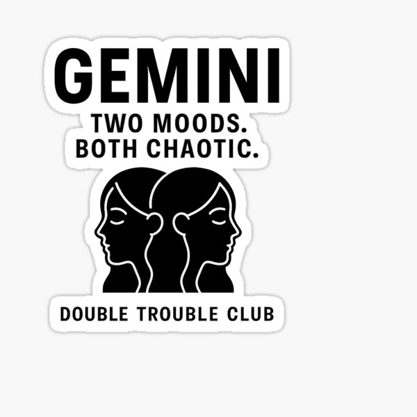 Item preview, GEMINI T-SHIRT – Two Moods. Both Chaotic designed and sold by Tek1n.