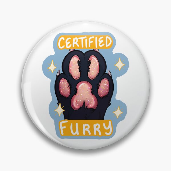 Item preview, Certified Furry - Black 2 designed and sold by Mawz N Pawz.