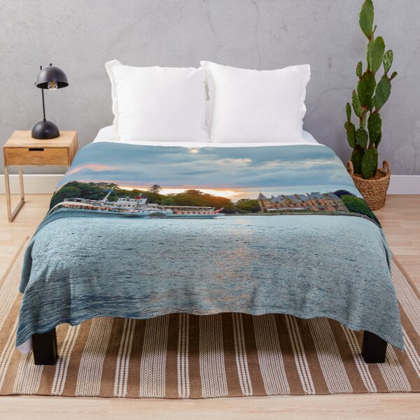 Item preview, DS Blümlisalp in the sunset in front of Schadau Castle designed and sold by beatbieri.ch.