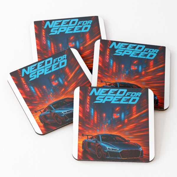 Item preview, Supercar Racing Through Neon Lit Cyberpunk City Streets designed and sold by RevUpDesign.