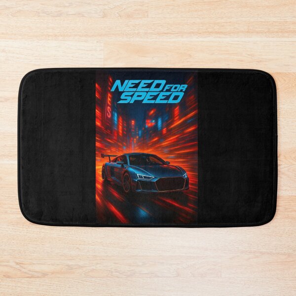 Item preview, Supercar Racing Through Neon Lit Cyberpunk City Streets designed and sold by RevUpDesign.