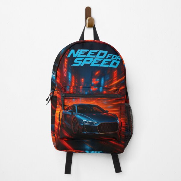 Item preview, Supercar Racing Through Neon Lit Cyberpunk City Streets designed and sold by RevUpDesign.