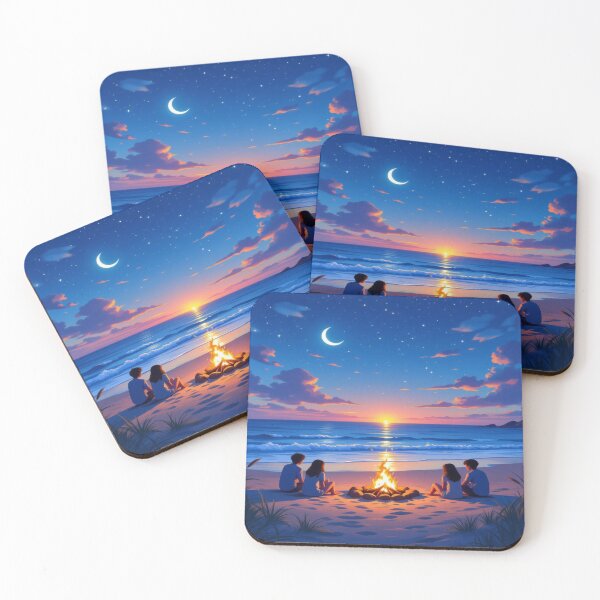 Item preview, Summer nights by the sea – Magic, Light & Whispering Waves designed and sold by FotoworldEdel.