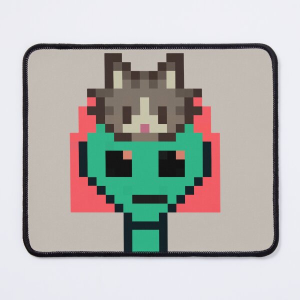 Item preview, 8bit Alien 00017: Kitten & Coral Cutie designed and sold by 8bit Alien.