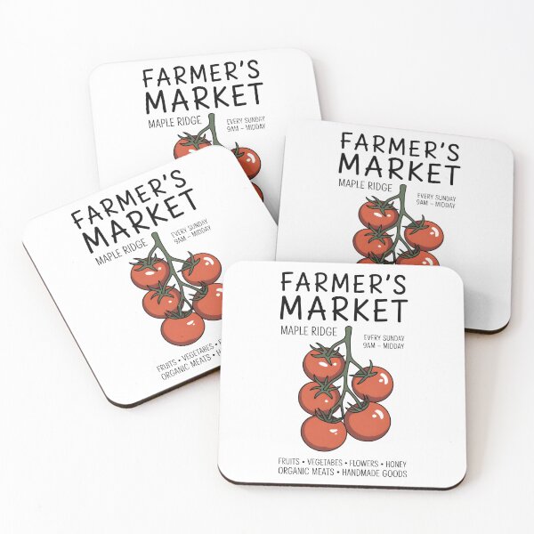 Item preview, Maple Ridge Farmer's Market Tomatoes designed and sold by Snifferius.
