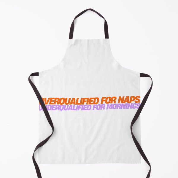 Item preview, Overqualified for Naps, Underqualified for Mornings – Funny Sleep & Coffee Quote Design designed and sold by TheCreativeVLT.