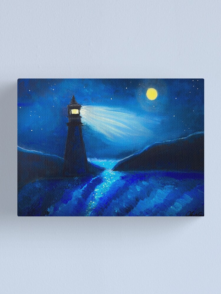 Thumbnail 1 of 3, Canvas Print, The Sea Listens designed and sold by shopcherry.
