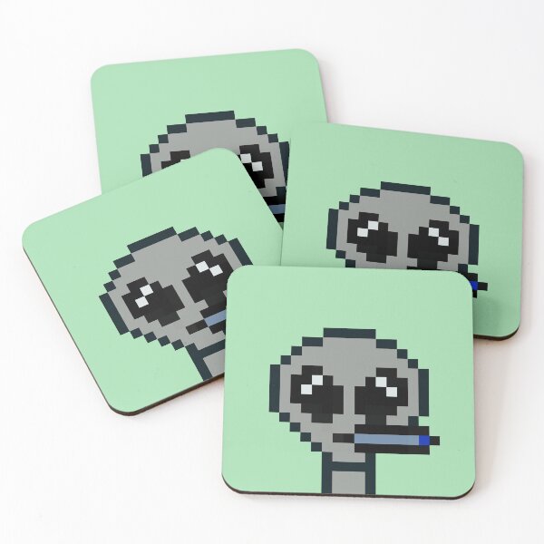 Item preview, 8bit Alien 00001: The Vaporized Visitor designed and sold by 8bit Alien.