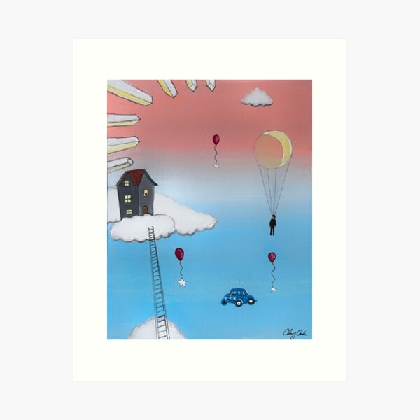 Don’t Ask the Ladder Anything Art Print