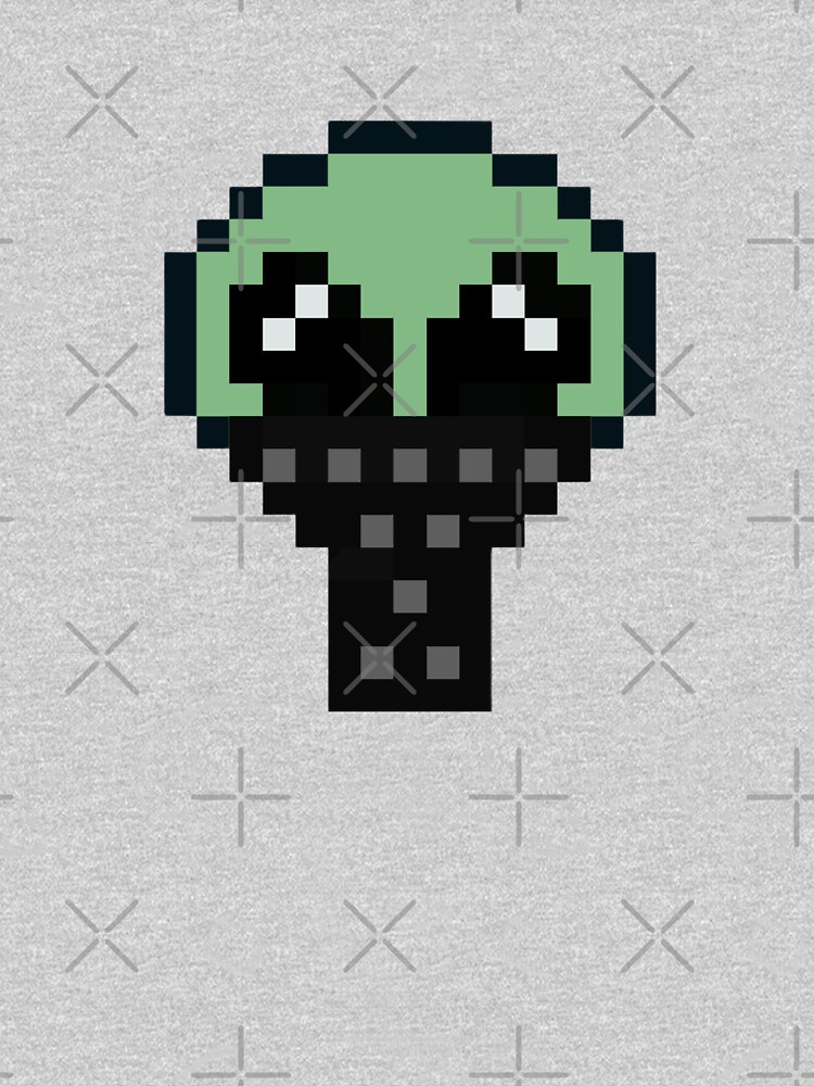 Thumbnail 5 of 5, Toddler Pullover Hoodie, 8bit Alien 00020: Bandana Blaster designed and sold by allaboutkids.