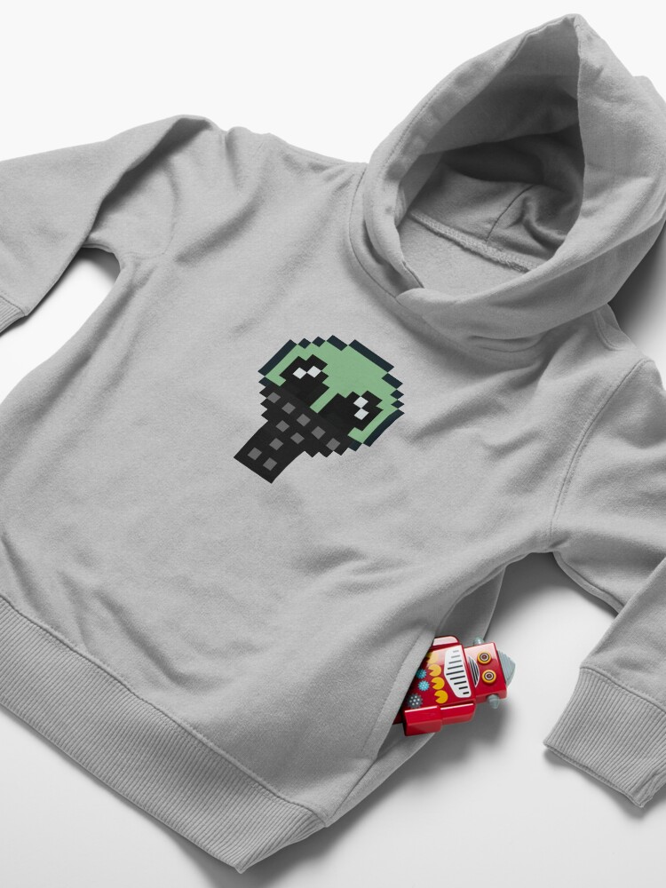 Thumbnail 4 of 5, Toddler Pullover Hoodie, 8bit Alien 00020: Bandana Blaster designed and sold by allaboutkids.