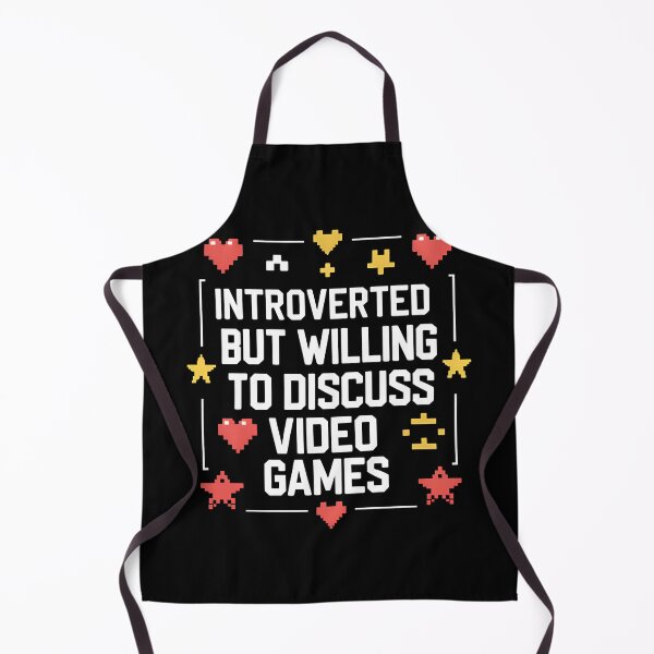 Item preview, Introverted But Willing To Discuss Video Games designed and sold by I-wanna-T-shirt.