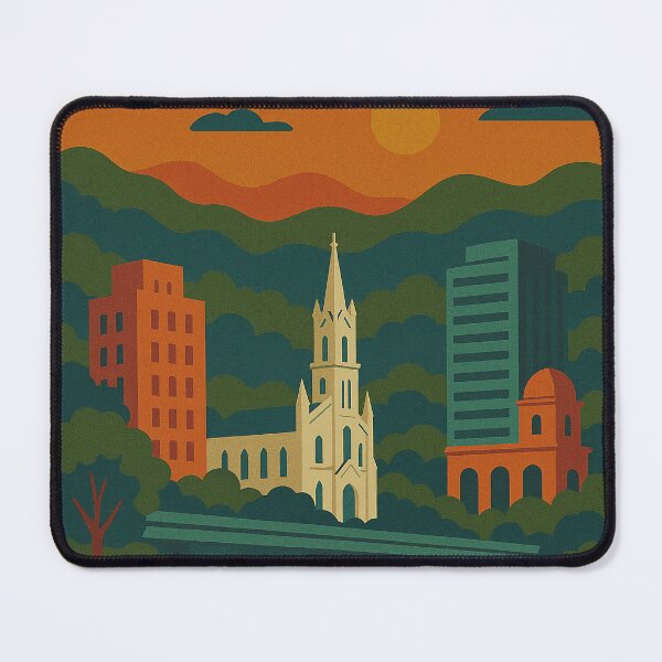 Item preview, Colorful Cali Retro Travel Poster | Digital Pop Art Wall Decor | Vintage-Inspired Colombia City Print | Bold Cali Cityscape Art designed and sold by PaintedPixels01.