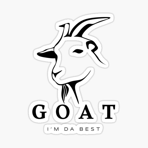 Item preview, GOAT Head Line Art – I’m Da Best | Minimalist Animal Design designed and sold by eonrj.