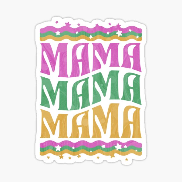 Artikel-Vorschau von Retro Mama Wellenstreifen-Design, designt und verkauft von THE GOOD ONES.