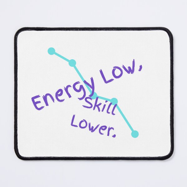 Item preview, Energy Low - Gamer Quote Design designed and sold by happpymummy.