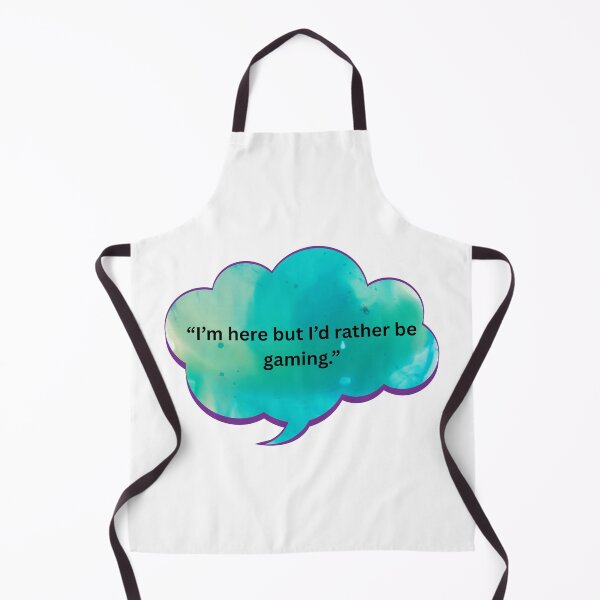 Item preview, "I'm Here but I'd Rather be Gaming." designed and sold by WiseGuyWarehouse.