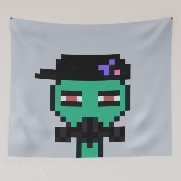 Item preview, 8bit Alien 00013: Frog-Eyed Bandit designed and sold by 8bit Alien.