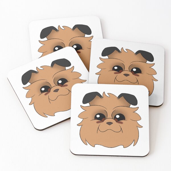 Item preview, Light Brown Affenpinscher Black Ears Tear Stains designed and sold by OliRoseArt.