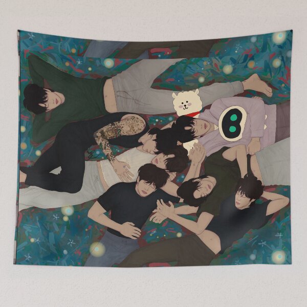 Item preview, Sleeping Bangtan 2025 designed and sold by Elsa-draws.