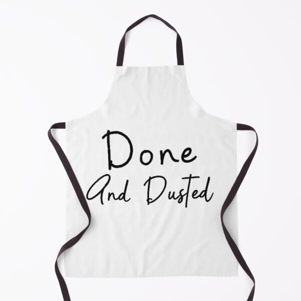Item preview, Done and Dusted – British Slang Quote in Clean Minimal Style designed and sold by GRITMOOD.