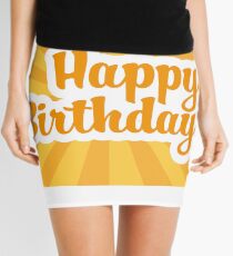 Happy Birthday Mini Skirt
