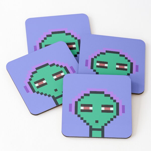 Item preview, 8bit Alien 00011: Headphones & Frog Eyes designed and sold by 8bit Alien.