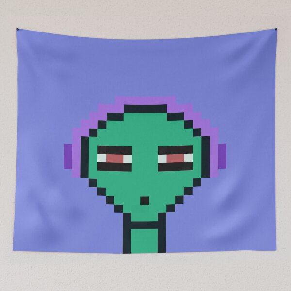 Item preview, 8bit Alien 00011: Headphones & Frog Eyes designed and sold by 8bit Alien.
