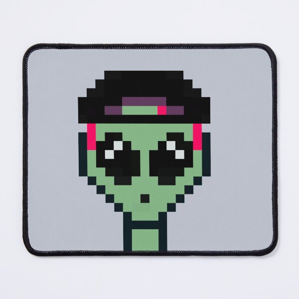 Item preview, 8bit Alien 00015: Diamond Eyes & Purple Vibes designed and sold by 8bit Alien.