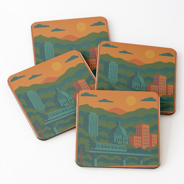 Item preview, Colorful Medellín City Poster | Retro Pop Art Colombia Wall Art | Vintage Medellín Travel Print | Digital Retro Skyline Art | Medellín Cityscape Decor designed and sold by PaintedPixels01.