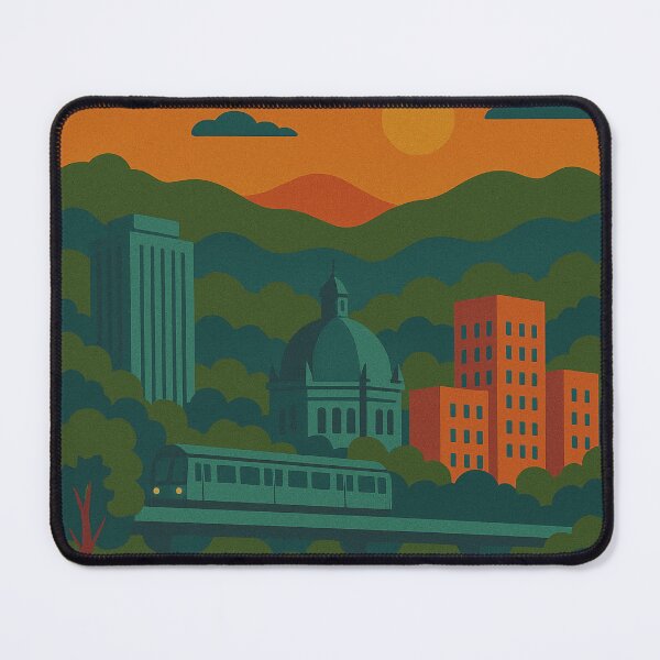 Item preview, Colorful Medellín City Poster | Retro Pop Art Colombia Wall Art | Vintage Medellín Travel Print | Digital Retro Skyline Art | Medellín Cityscape Decor designed and sold by PaintedPixels01.
