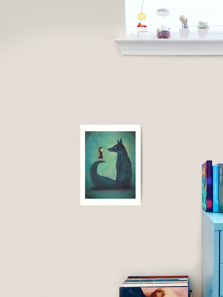Thumbnail 2 of 3, Art Print, They Were Both Waiting for the Other to Blink designed and sold by shopcherry.
