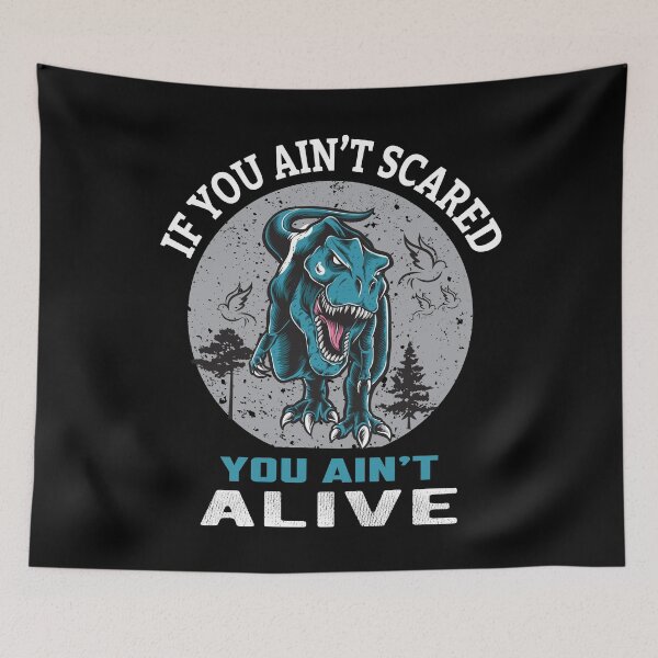 Item preview, Scary T Rex Dinosaur Quote Survival Graphic Design designed and sold by Parkerzz.
