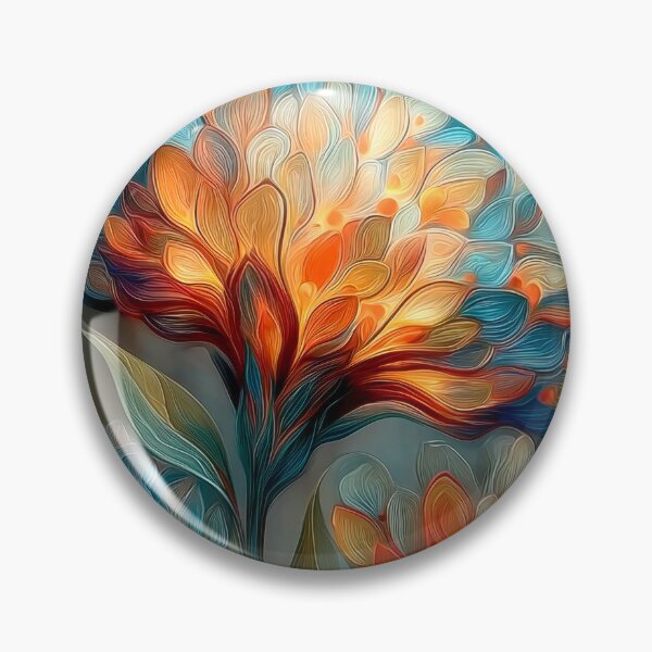 Item preview, Radiant Hydrangea Bloom, Abstract Fantasy Floral Art designed and sold by MargaretWiktor.