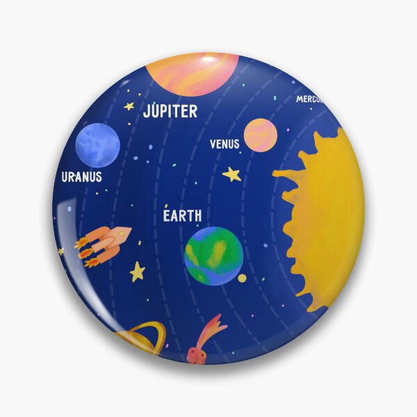 Item preview, Kids Solar System Posters designed and sold by CherryFoxDesign.