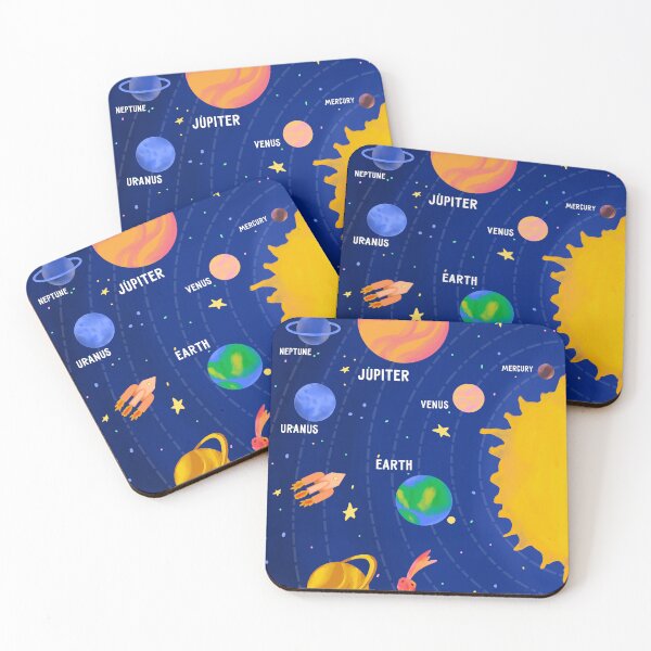 Item preview, Kids Solar System Posters designed and sold by CherryFoxDesign.