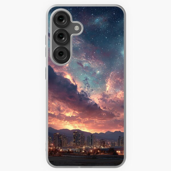 Item preview, galaxy above the city designed and sold by artsy artistry.