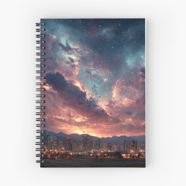 Item preview, galaxy above the city designed and sold by artsy artistry.