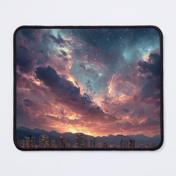 Item preview, galaxy above the city designed and sold by artsy artistry.