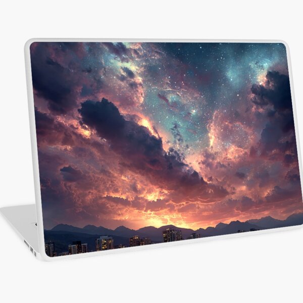 Item preview, galaxy above the city designed and sold by artsy artistry.