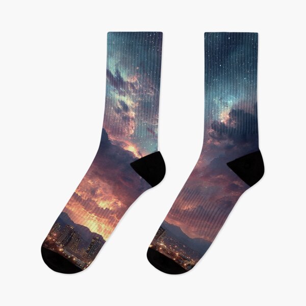 Item preview, galaxy above the city designed and sold by artsy artistry.