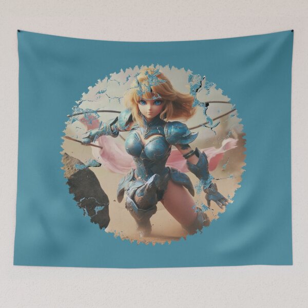 Item preview, Lady in Blue Armor designed and sold by Lahila Designs.