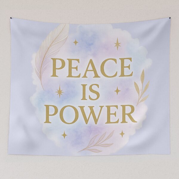 Item preview, Peace is power designed and sold by QCena.
