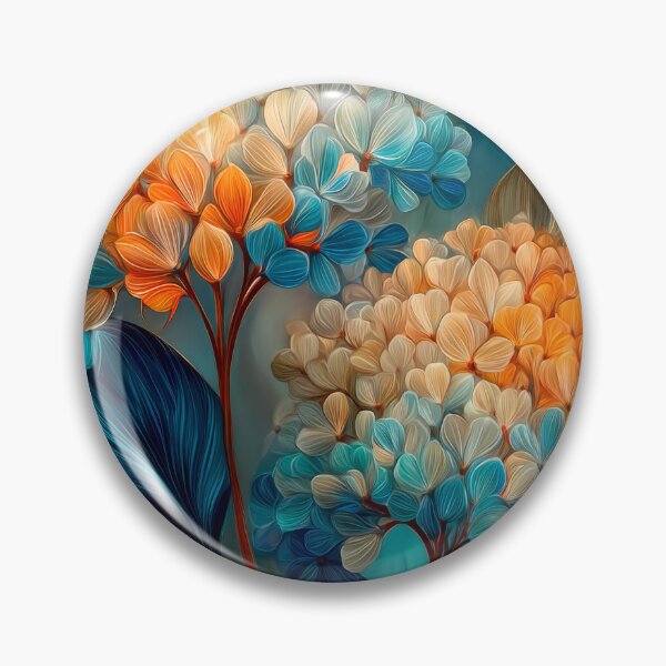 Item preview, Fantasy Hydrangea Floral  Abstract Art designed and sold by MargaretWiktor.