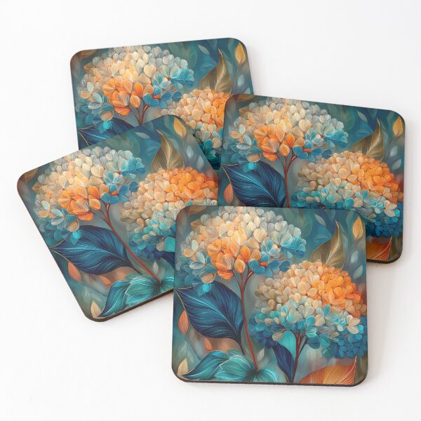 Item preview, Fantasy Hydrangea Floral  Abstract Art designed and sold by MargaretWiktor.