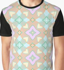 ornament the structure of the flower repeatability model symmetry seamless colorful repeat pattern Graphic T-Shirt