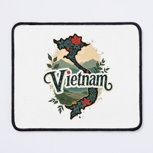 Item preview, Vietnam map designed and sold by Danh Style.