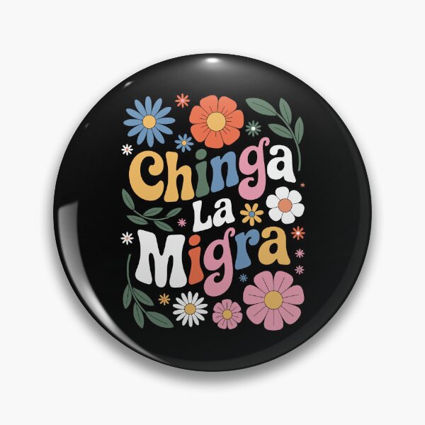 Item preview, Floral Chinga La Migra Anti Ice Vintage Abolish Ice designed and sold by BRVART.