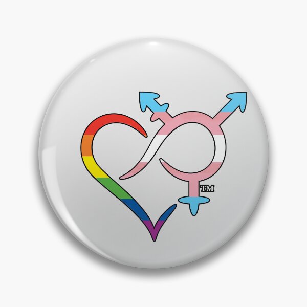 Item preview, Inclusivity & Love symbol TG PRIDE designed and sold by Lahila Designs.